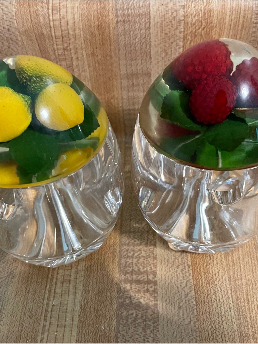 Vintage acrylic Jam or Jelly Jar